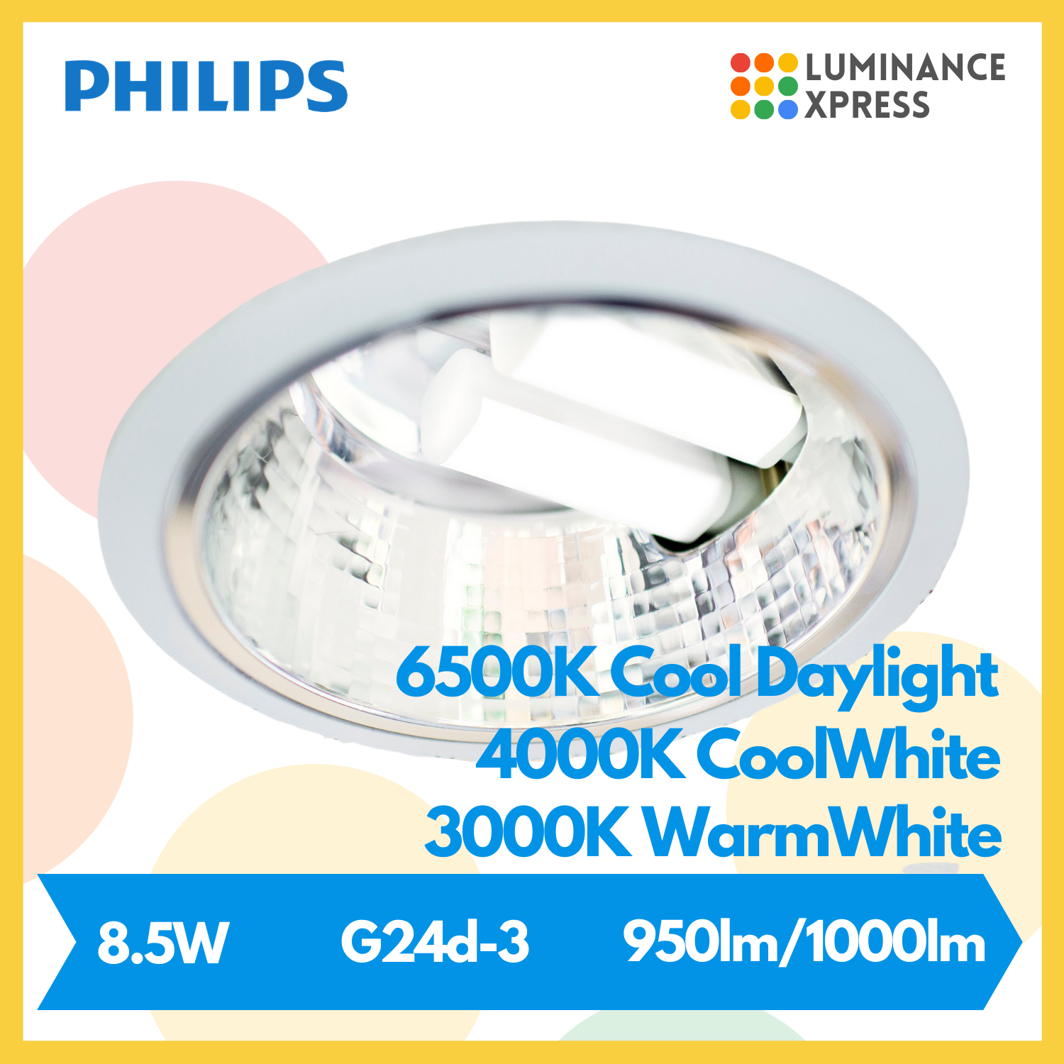 PHILIPS CorePro LED PLC 8.5W 2P G24d-3